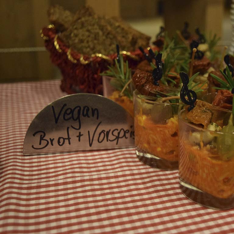 Vegane Vorspeisen bei einem Choice Event